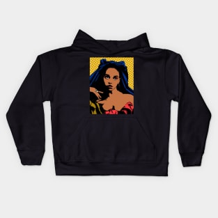 fka twigs style pop art Kids Hoodie